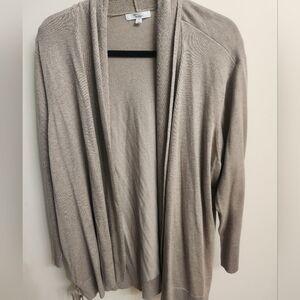 89th & Madison Women's Cardigan - Taupe 3x